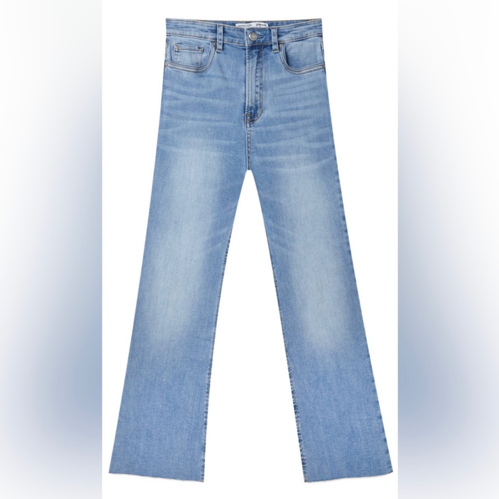 Cropped flared jeans